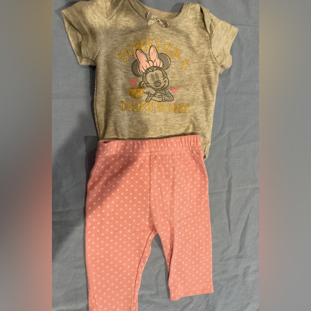 3-6mo disney Minnie Mouse set